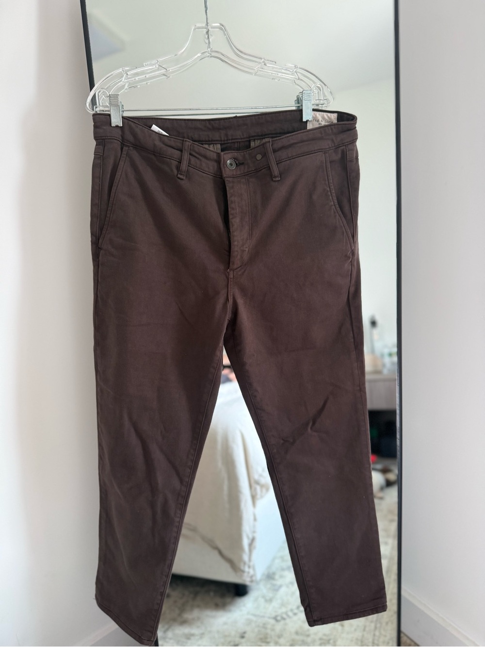 Rag & Bone Chocolate Brown Trousers